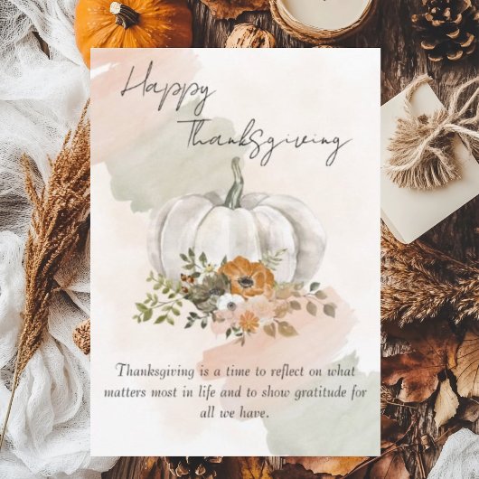 Modern Thanksgiving カード