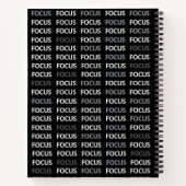 Modern Think Research Notes Black White ノートブック (裏面)