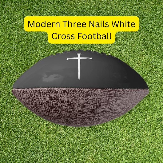 Modern Three Nails White Cross アメリカンフットボール