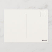 Modern Three-Photo Holiday Family Collage ポストカード (裏面)