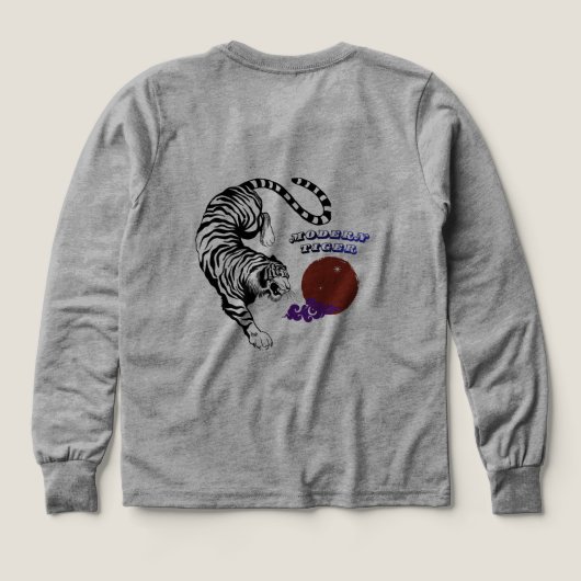 Modern Tiger Graphic Art (デザイン背面)