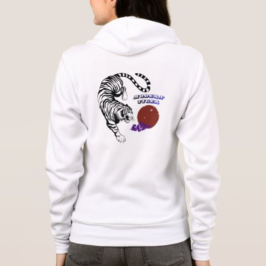 Modern Tiger Graphic Art パーカ (裏面)