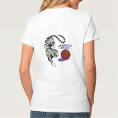 Modern Tiger Graphic Art Tシャツ (裏面)