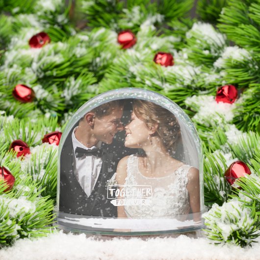 Modern Together Forever Typography Couples Photo  (クリスマス)