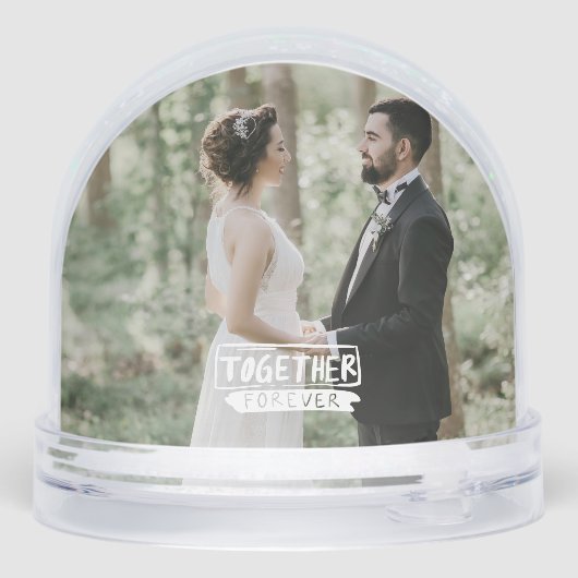 Modern Together Forever Typography Couples Photo  (裏面)