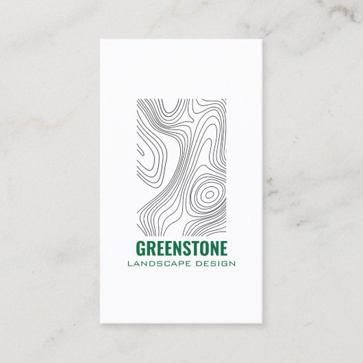 Modern Topography Landscape Design 名刺 (正面)
