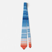 Modern Trendy Birthday Holiday Gift Climate Stripe ネクタイ (正面)