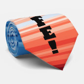 Modern Trendy Birthday Holiday Gift Climate Stripe ネクタイ (ロール)