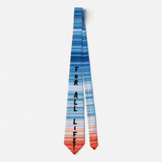 Modern Trendy Birthday Holiday Gift Climate Stripe ネクタイ (正面)