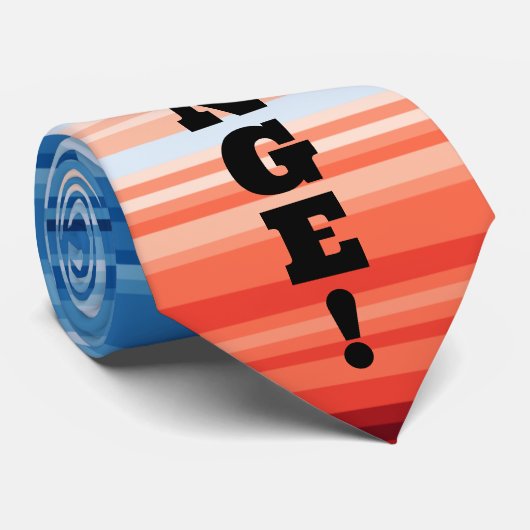 Modern Trendy Birthday Holiday Gift Climate Stripe ネクタイ (ロール)