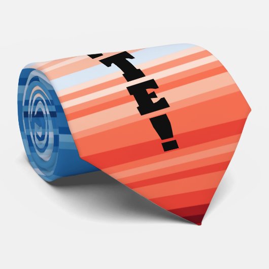 Modern Trendy Birthday Holiday Gift Climate Stripe ネクタイ (ロール)