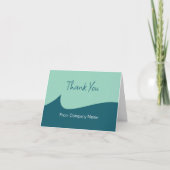 Modern Trendy Business Thank You Cards サンキューカード (正面)