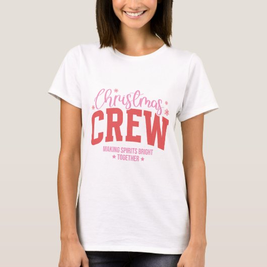 Modern Trendy Christmas Crew Women's Tシャツ (正面)