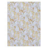 Modern Trendy Gold Glitter Marble テーブルクロス (正面)