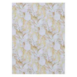 Modern Trendy Gold Glitter Marble テーブルクロス