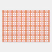 Modern Trendy Green Blush Pink Christmas ラッピングペーパーシート (正面3)