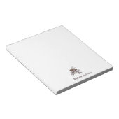 Modern Trendy Personalized Honey Bee Vintage       ノートパッド (アングル)