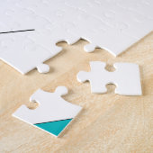 Modern, trendy, simple, fun geometric graphic ジグソーパズル (側面)