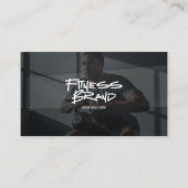 Modern Trendy Sporty Fitness Personal Trainer 名刺 (正面)