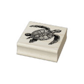 Modern Trendy Summer Sea Turtle Ocean Nautical     ラバースタンプ (スタンプ)