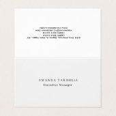 Modern Trendy Unique Creative Minimalist Design 名刺 (外部フラット)