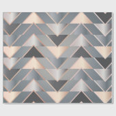 Modern Triangles ラッピングペーパー (フラット)