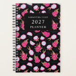 Modern Tropical Fruit Pattern プランナー手帳<br><div class="desc">Stay organized in style with the Modern Tropical Fruit Pattern Planner. This planner features a vibrant and eye-catching dragon fruit design, bringing a touch of tropical charm to your daily planning routine. Perfect for tracking appointments, goals, and to-do lists, it combines functionality with a fresh, modern aesthetic. The durable cover...</div>