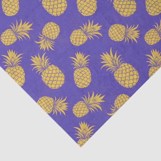 Modern Tropical Pineapple Watercolor 薄葉紙 (詳細)