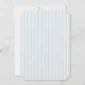 Modern Turkey Stripes Thanksgiving Dinner 招待状 (裏面)