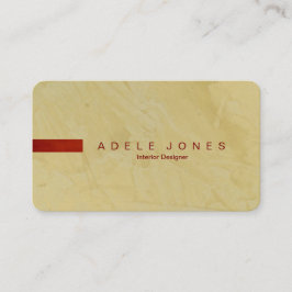 Modern Tuscan Sun Business Card 名刺