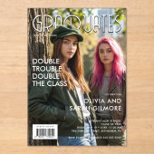 Modern Twins Graduation Magazine Cover TMF26 アクリル招待状 (正面)