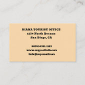Modern Two Photos Business Card 名刺 (裏面)