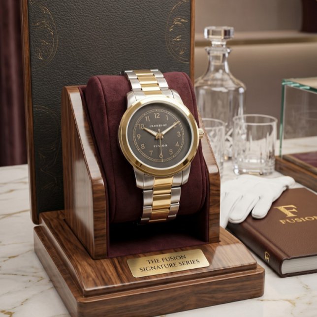 Modern Two-Tone Gold & Silver Watch 腕時計 (クリエイターアップロード済み)