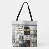Modern Typography Design Tote トートバッグ (正面)