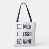 Modern Typography funny Quotes トートバッグ (裏面)