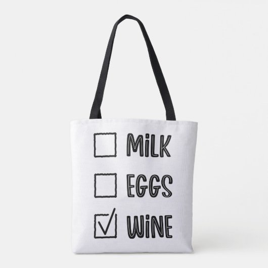 Modern Typography funny Quotes トートバッグ (裏面)