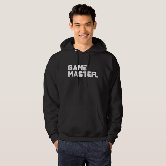 Modern Typography Game Master Men's Matching パーカ (正面フル)