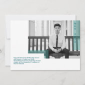 Modern Typography Graduation | Class of 2026 案内状 (裏面)