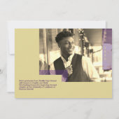 Modern Typography Graduation | Class of 2026 案内状 (裏面)