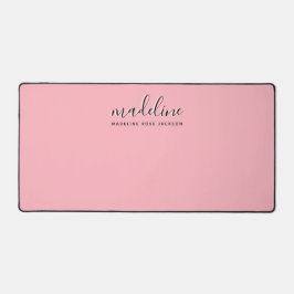 Modern Typography Grey Monogram デスクマット