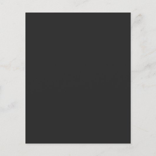 Modern Typography Minimalist Wedding Invitation チラシ (裏面)