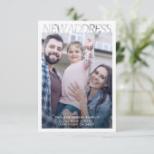 Modern Typography New Address Photo 案内状 (スタンド正面)