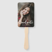 Modern Typography Photo Graduation ハンドファン (正面)