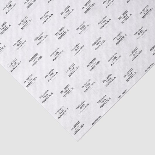 Modern typography progress over perfection text 薄葉紙 (詳細)