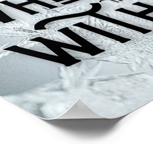 Modern Typography Romantic Heart Quote Square ポスター (角)