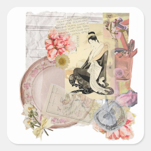 Modern Ukiyo-e Art スクエアシール (正面)