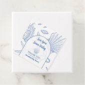 Modern Under The Sea You Soon Blue Boy Baby Shower フェイバータグ (インサイチュ)