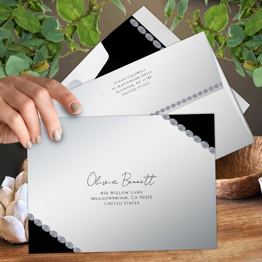 Modern Unique 8th Wedding Anniversary 招待状