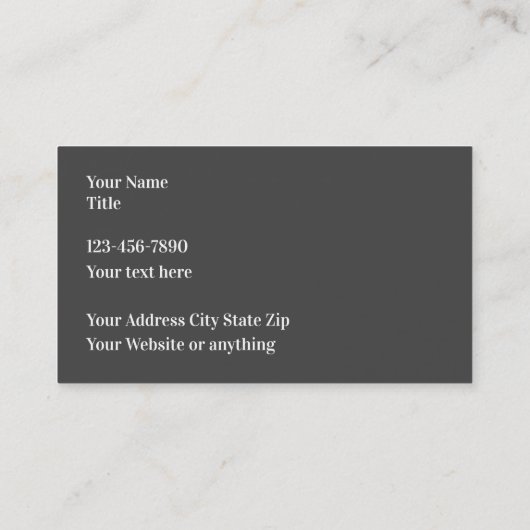 Modern Unique Automotive Theme Business Cards 名刺 (裏面)
