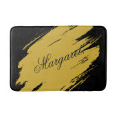 Modern Unique Bath Mat Featuring Custom Name Desig バスマット (正面)